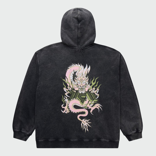 DILONG OVERSIZED HOODIE BLKC