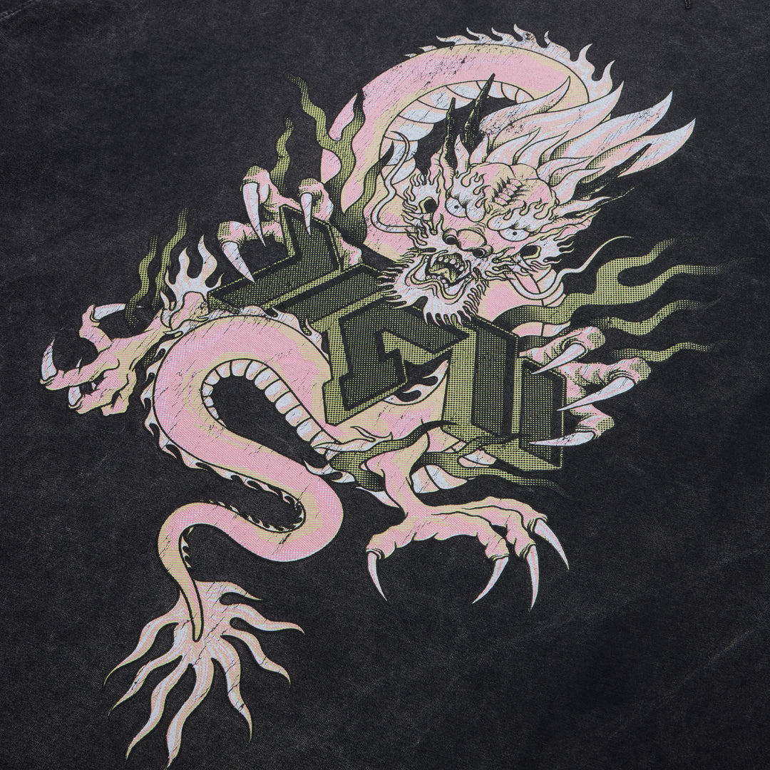 DILONG OVERSIZED TEE BLKC